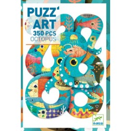 Puzzle Art Octopus 350 pzs., Djeco