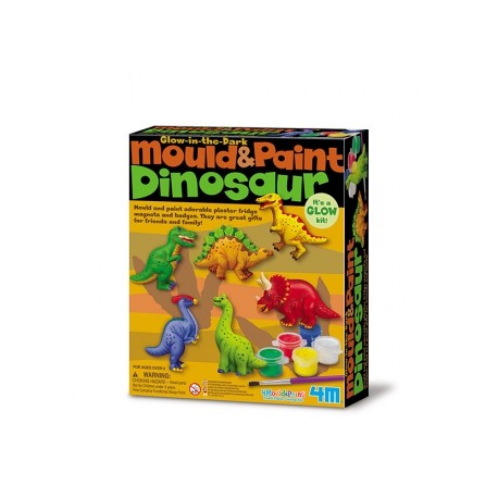 Moldea y Pinta Dinosaurios, 4M