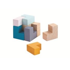 Mini Puzle cubo 3D, Plan Toys