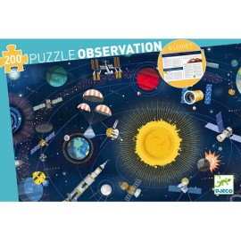 Puzzle Observación El Espacio 200 pzs., Djeco