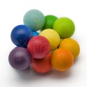 Sonajero de bolas de colores arcoíris, Grimm's