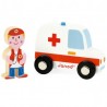 Ambulancia y doctor de madera story city, Janod