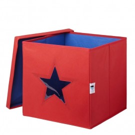 Cubo de almacenaje Estrella Rojo