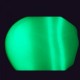 Plastilina inteligente, Verde fantasma con luz UV
