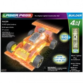 Coche racer 4 en 1 57 piezas, Laser Pegs